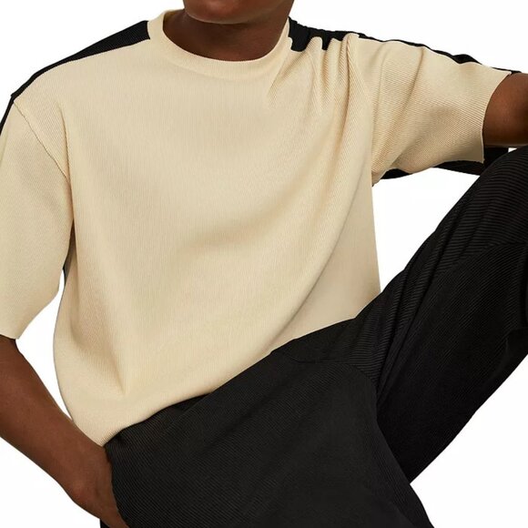 Reiss Men's Canyon Short Sleeve Color Block Shirt - Extra Large - NWT - Picture 8 of 9